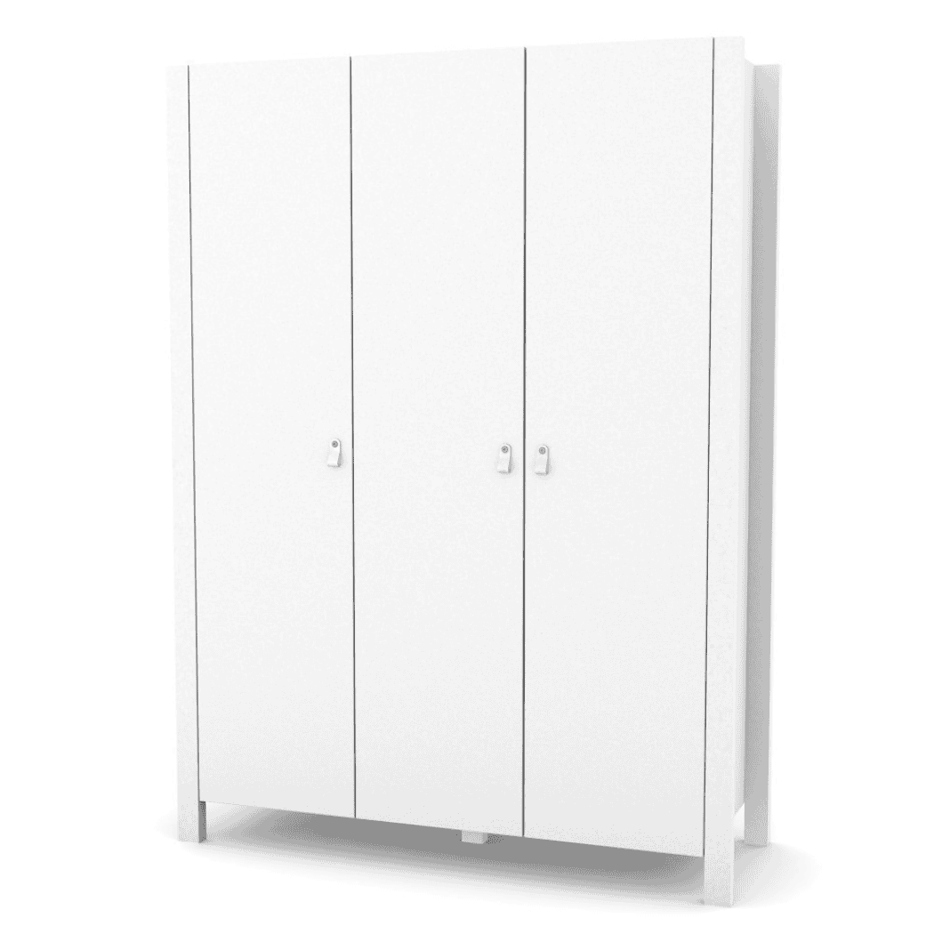 Dětska šatní skřín Zukko 1310 Gekko Kids, Bílá